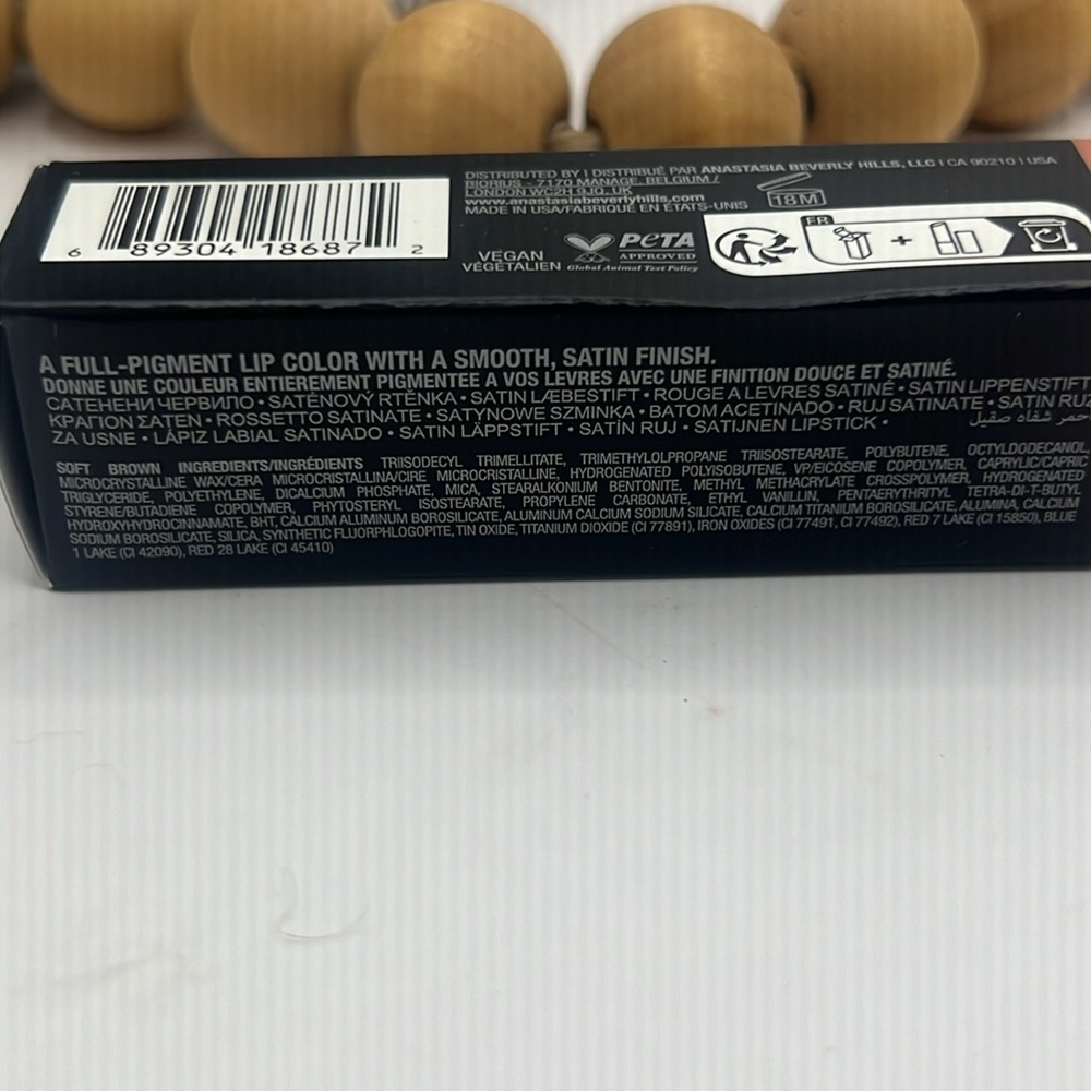 Anastasia Beverly Hills Satin Lipstick (Soft Brown) - Picture 9 of 9